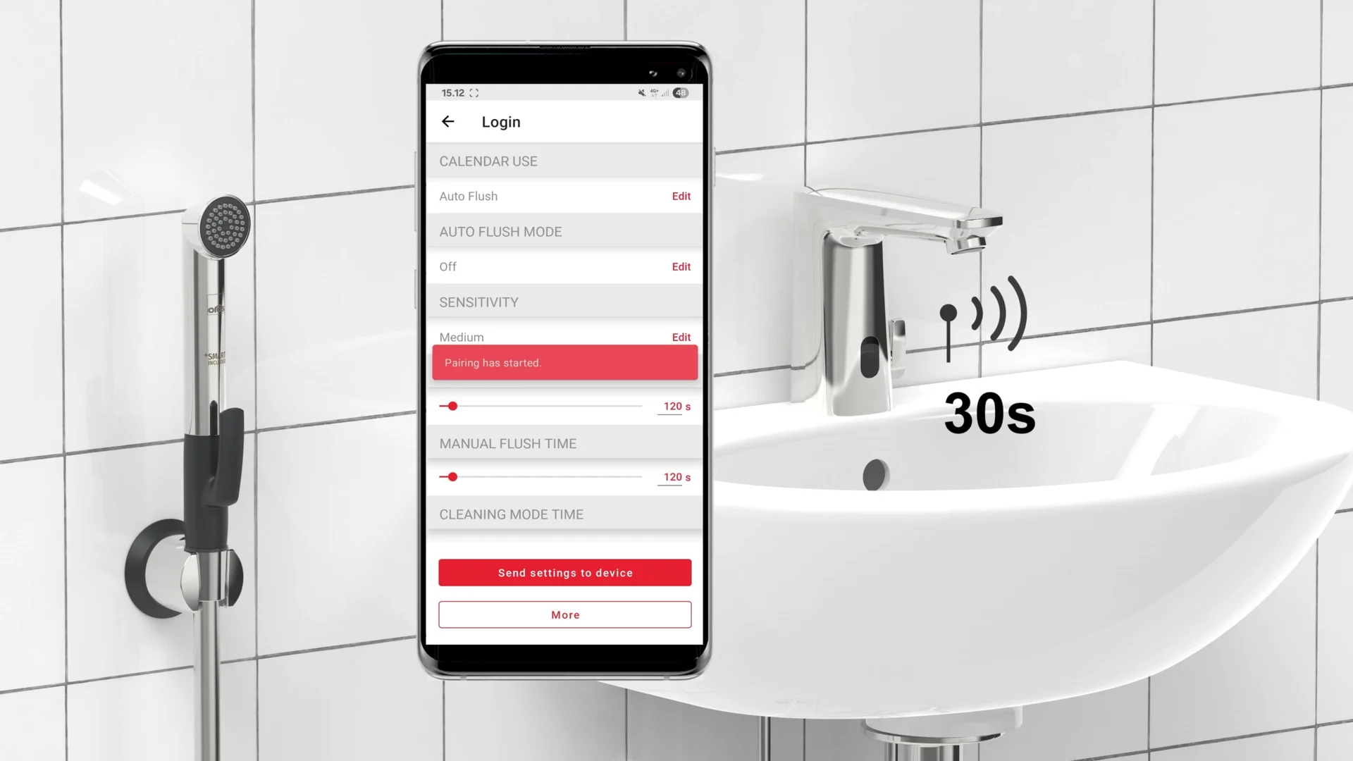 New Oras Smart Bidetta with Bluetooth - Re-Pairing